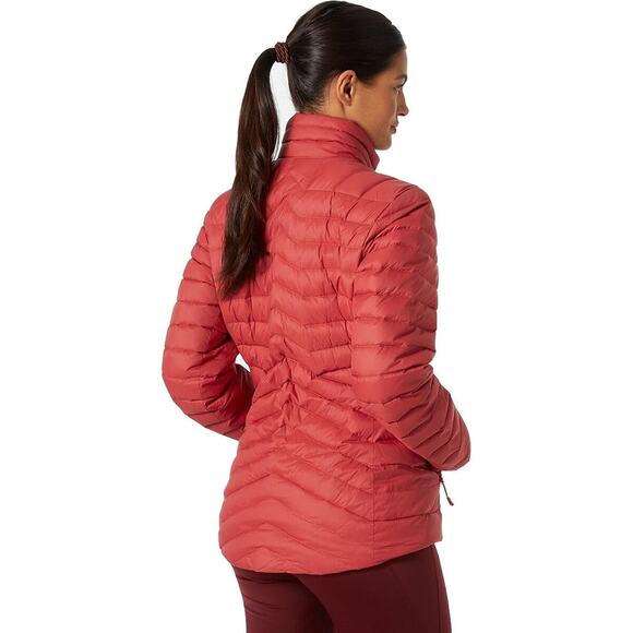 Helly Hansen Women's Small Poppy Red Verglas Down Insulator Puffer Jacket K15-1 - Picture 2 of 8